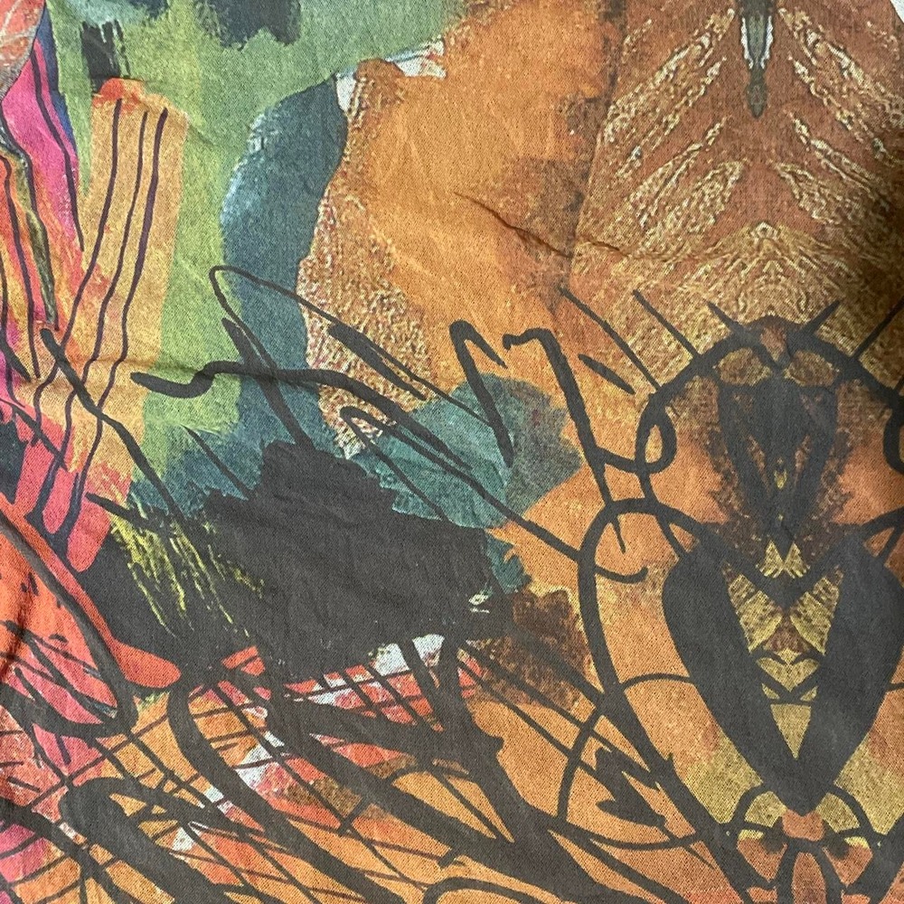Petit Pois by Viviana G Multicoloured abstract all over print 3/4 sleeve top - Picture 2 of 5
